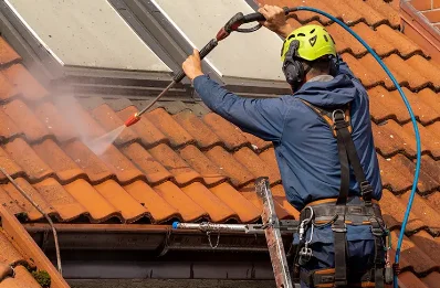 Démoussage et hydrofuge de toiture à Meures